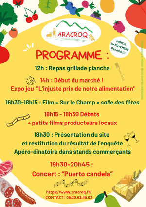 Marché forum des producteurices et consommateurices